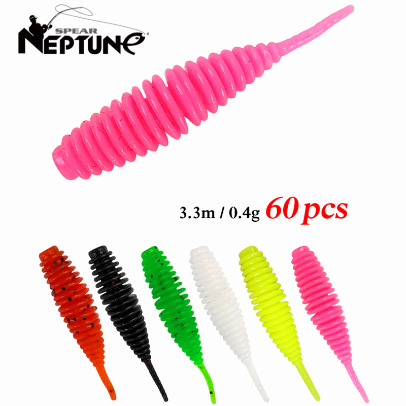 Fishing Lure Soft Plastic - 60pcs Soft Bait Fishing Lure 0.4g