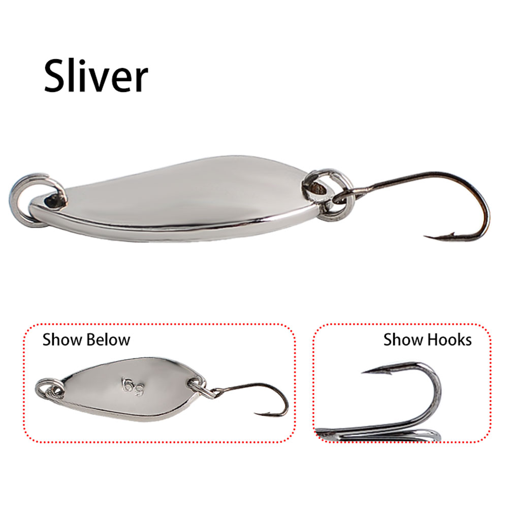 12pcs Metal Spoon Spinner Lure - Fishing Lure Swimbait recension och pris