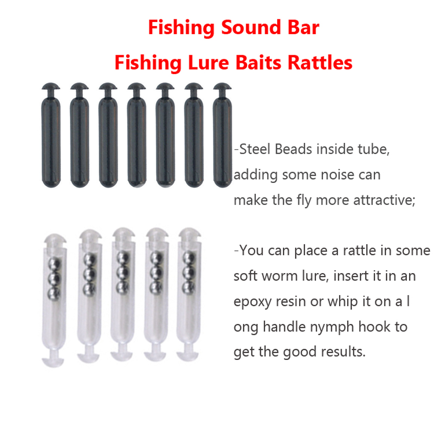 20pcs Plastic Fishing Rattles  - Fishing Lure Soft Plastic recension och pris