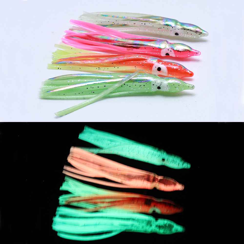 10 pcs soft light octopus squi - Fishing Lure Buzzbait recension och pris