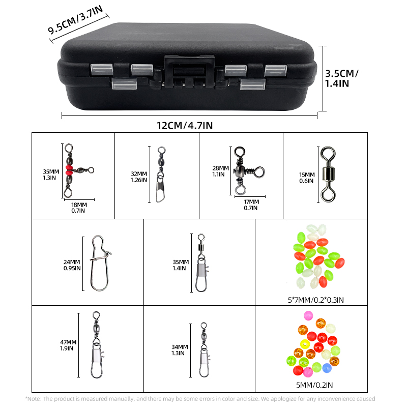 ShareShark 140Pcs Fishing Acce - Fishing Lure Kit recension och pris