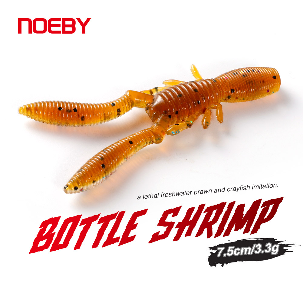 NOEBY Bottle Shrimp Craw 75mm  - Fishing Lure Swimbait recension och pris