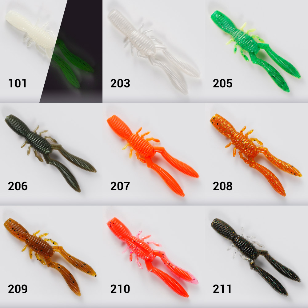 NOEBY Bottle Shrimp Craw 75mm  - Fishing Lure Swimbait recension och pris