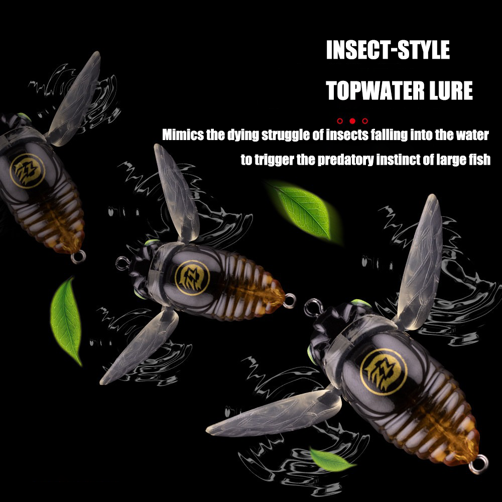 Cicada Topwater Fishing Lure 3 - Fishing Lure Popper recension och pris