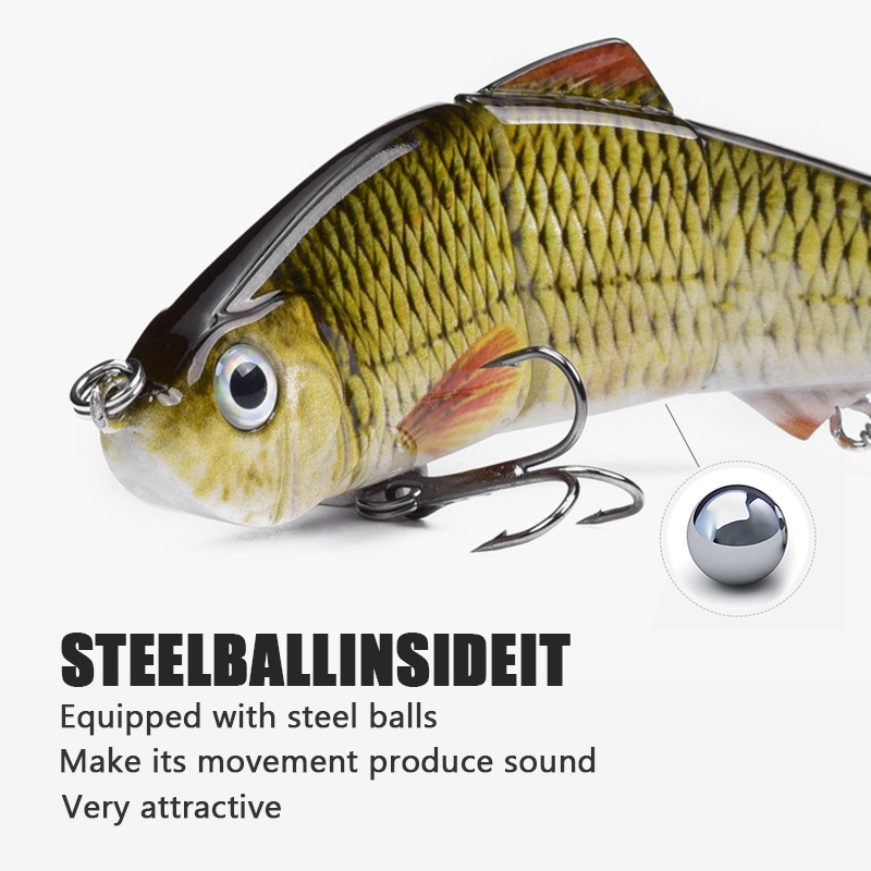 Hanlin 125mm/4.72in 4 Segment  - Fishing Lure Popper recension och pris
