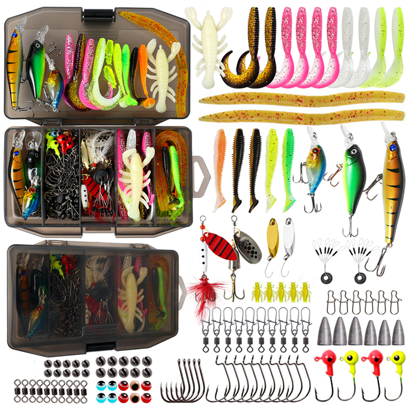 New 120PCS Fishing Lure Set So - Fishing Lure Making Kit recension och pris