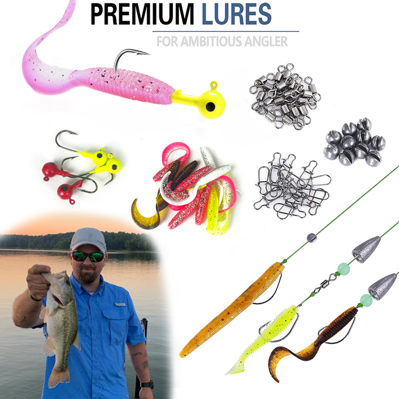 New 120PCS Fishing Lure Set So - Fishing Lure Making Kit recension och pris