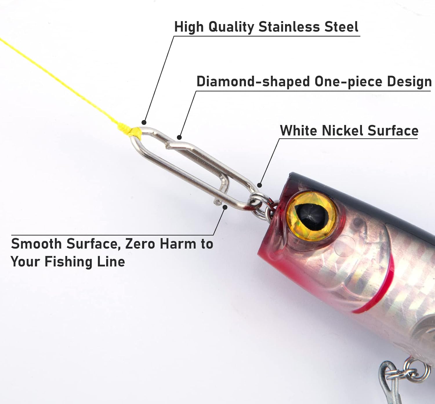 50Pcs/Pack Fishing Power Speed - Fishing Lure Popper recension och pris