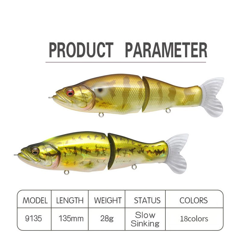 Swimbait Fishing Lure 135mm 31 - Fishing Lure Swimbait recension och pris