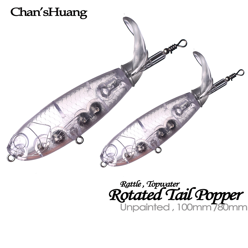 Chan’sHuang 20PCS Unpainted Bl - Fishing Lure Popper recension och pris