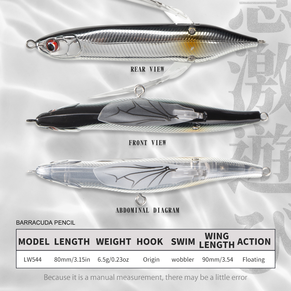 Hunthouse Floating Topwater Dr - Fishing Lure Jerkbait recension och pris