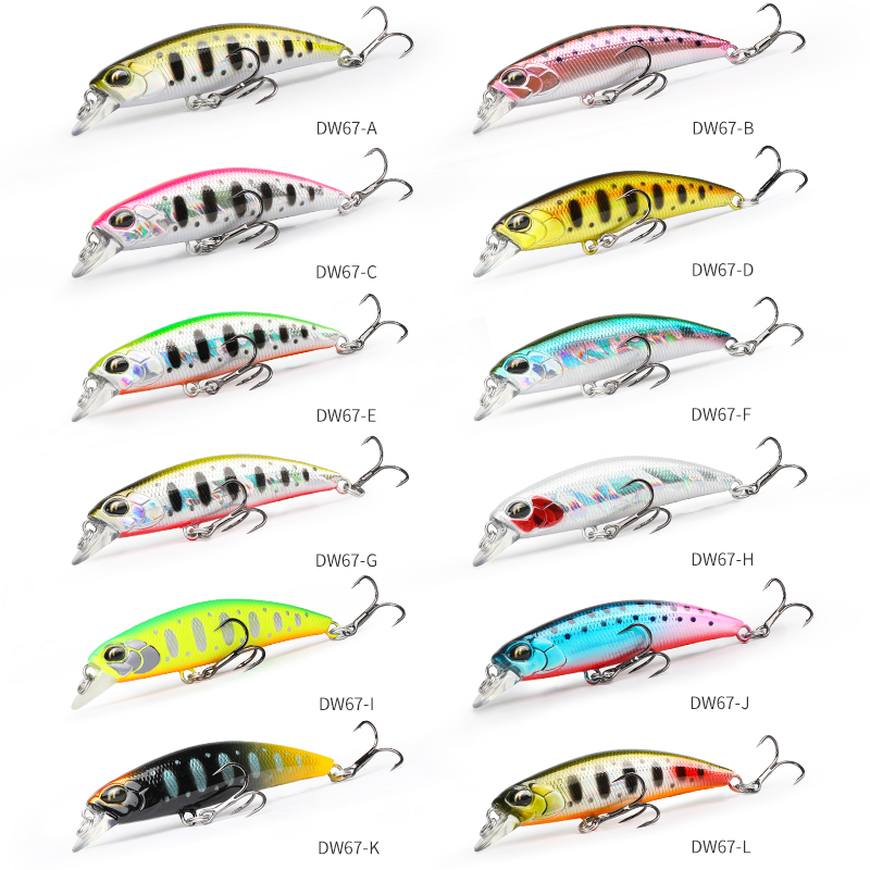 TSURINOYA  Sinking Minnow 60S  - Fishing Lure Jerkbait recension och pris