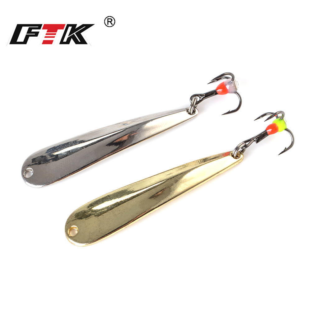 FTK Ice Fishing Lure Metal Gol - Fishing Lure Spinner recension och pris